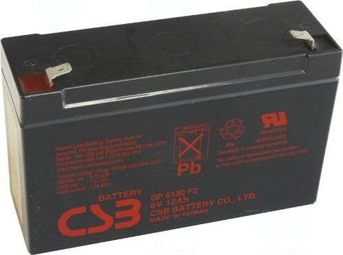Akumulator Csb Gp61 F2 6v 12ah Do Ups Pt Mobil