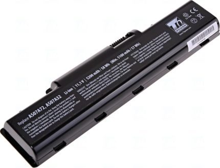 Baterie T6 power LC.AHS00.001, LC.BTP00.012, AS07A31, AS07A32, AS07A41, AS07A42, AS07A51, AS07A52, AS07A71, AS07A75, BT.00603.036, BT.00604.022, do NOTEBOOKU 5200mAh - neoriginální