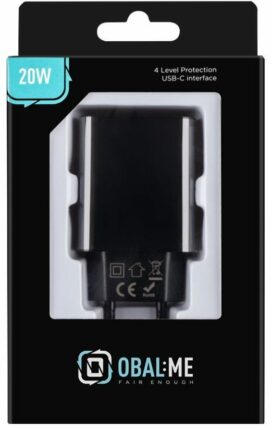 Nabíječka s USB-C výstupem 20W OBAL:ME black