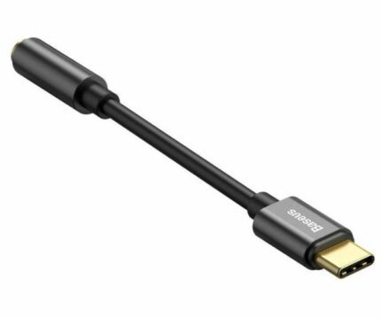 Audio adaptér USB-C / 3,5mm Jack Baseus CATL54-01 black