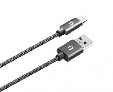 Datový kabel Aligator PREMIUM 2A MicroUSB 2m černý