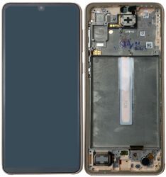 Originální LCD displej Samsung A336B Galaxy A33 5G včetně dotykového skla Awesome Peach