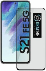 Ochranné sklo Samsung Galaxy S21 FE 5G G990 5D black OBAL:ME