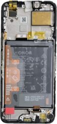 Originální LCD displej Honor X6 včetně dotykového skla a krytu černý