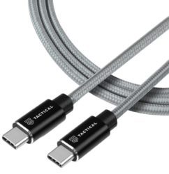 Datový kabel USB-C/USB-C Tactical Fast Rope Aramid 100W 20V/5A 1m Grey