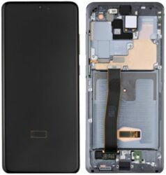 Originální LCD displej Samsung Galaxy S20 Ultra G988F včetně dotykového skla a krytu Cosmic Gray