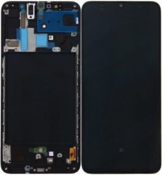 LCD displej Samsung Galaxy A70 A705 včetně dotykového skla černý