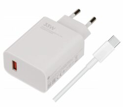 Nabíječka Xiaomi MDY-11-EZ s USB výtupem a kabelem USB-C 33W white bulk