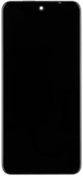 LCD displej Xiaomi Redmi Note 10 4G včetně dotykového skla a krytu černý OEM