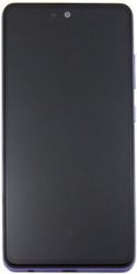 Originální LCD displej Samsung A526 Galaxy A52 5G včetně dotykového skla a krytu violet bez baterie