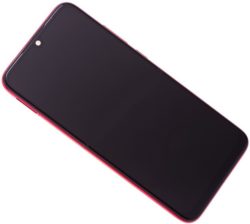 Originální LCD displej Xiaomi Redmi Note 7 včetně dotykového skla a krytu červený